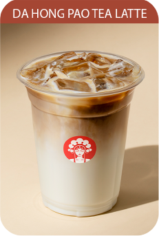 Chagee Menu Da Hong Pao Tea Latte