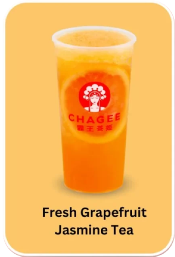 Chagee Menu resh Grapefruit Jasmine Tea