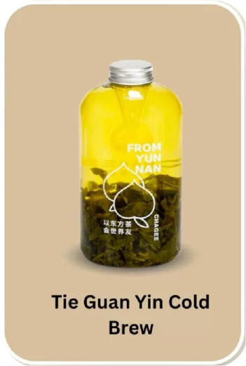 Chagee Menu Tie Guan Yin Cold Brew
