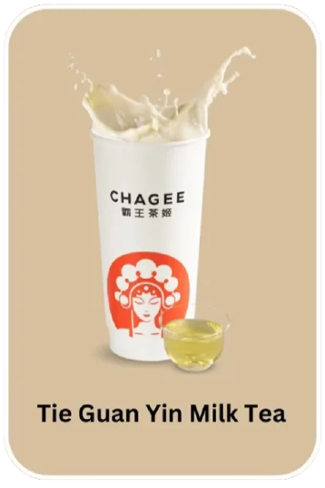 Chagee Menu Tie Guan Yin Milk Tea