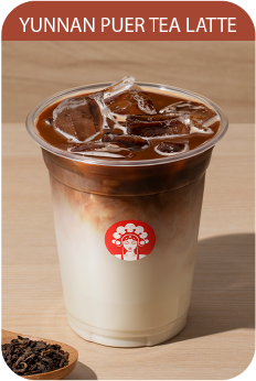Chagee Menu YUNNAN PUER TEA LATTE